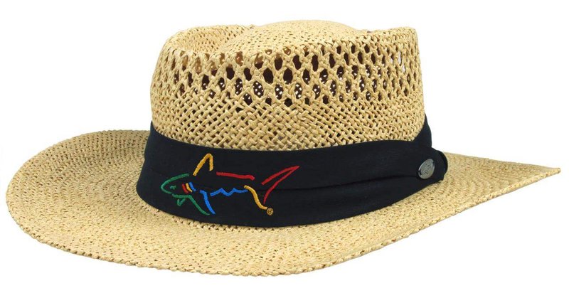 Greg Norman Signature cappello di paglia, naturale