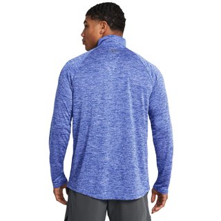 Under Armour Tech 2.0 1/2 Zip maglia a maniche lunghe da uomo, royal white