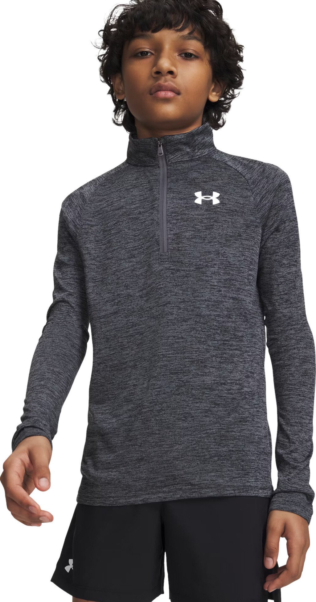 Under Armour Tech 2.0 1/2 Zip junior felpa, grigia