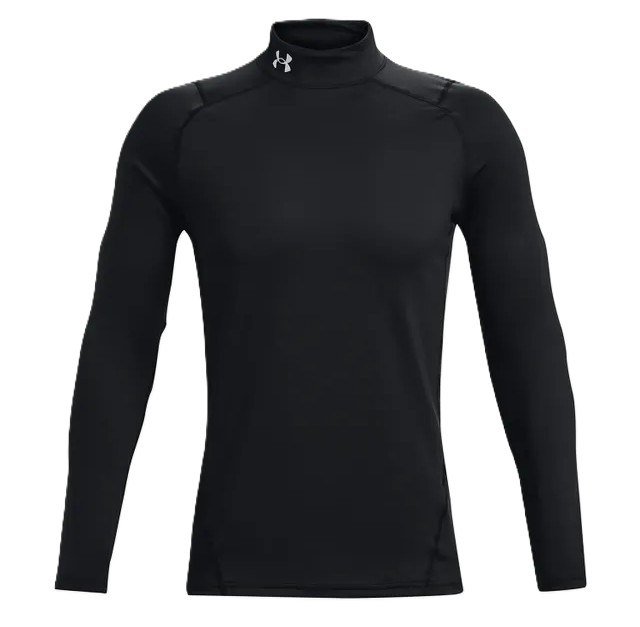 Under Armour CG Armour Fitted Mock da uomo t-shirt, nero