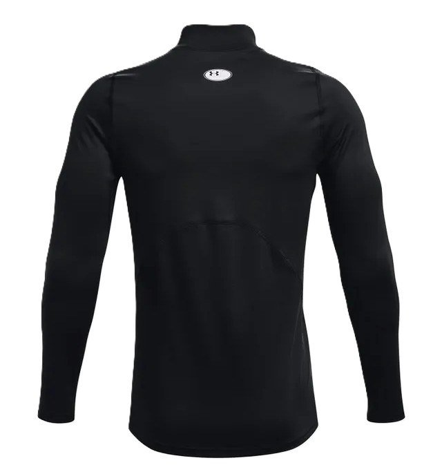 Under Armour CG Armour Fitted Mock da uomo t-shirt, nero