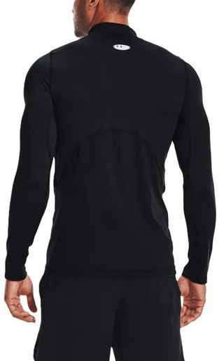 Under Armour CG Armour Fitted Mock da uomo t-shirt, nero