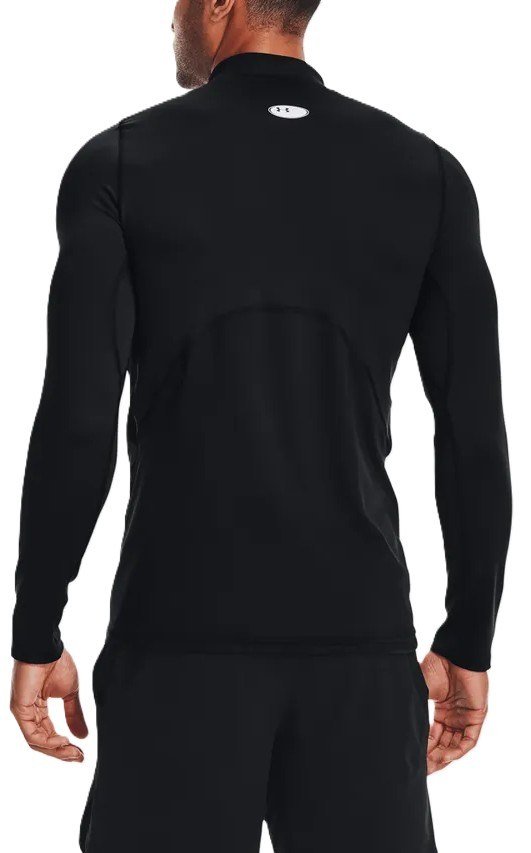 Under Armour CG Armour Fitted Mock da uomo t-shirt, nero