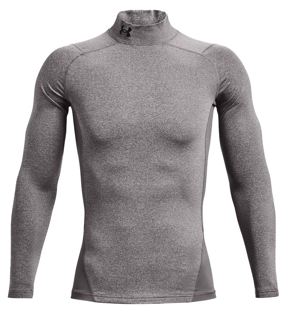 Under Armour CG Armour Fitted Mock da uomo t-shirt, grigia
