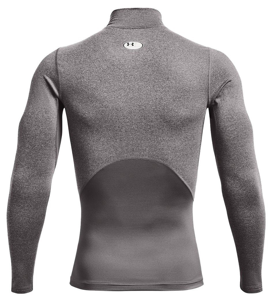 Under Armour CG Armour Fitted Mock da uomo t-shirt, grigia