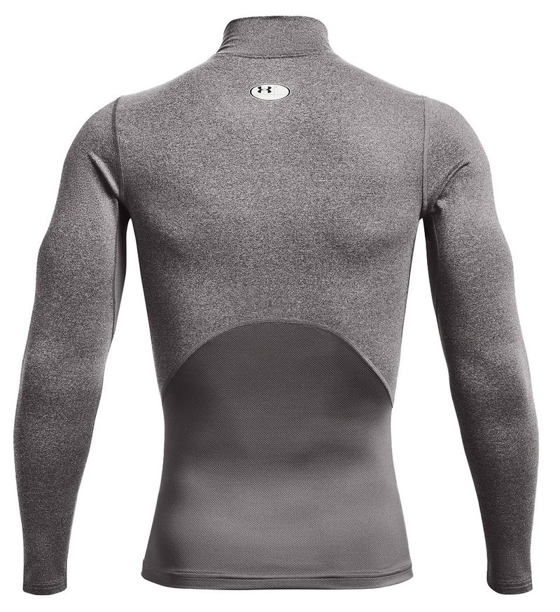 Under Armour CG Armour Fitted Mock da uomo t-shirt, grigia