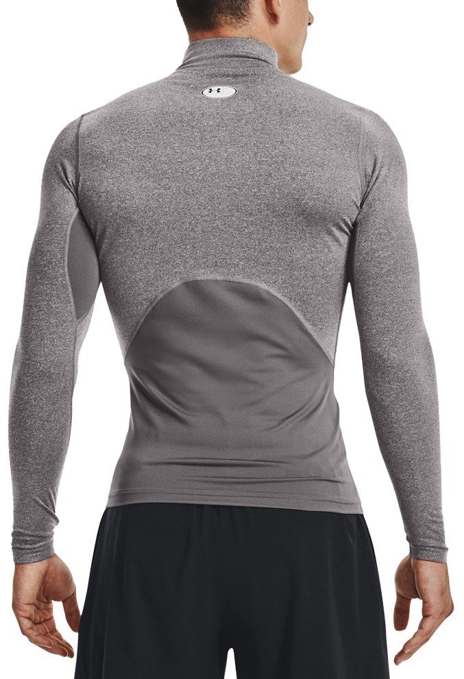 Under Armour CG Armour Fitted Mock da uomo t-shirt, grigia