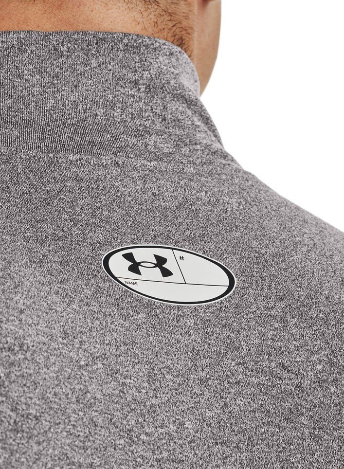 Under Armour CG Armour Fitted Mock da uomo t-shirt, grigia