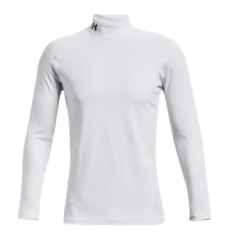 Under Armour CG Armour Fitted Mock da uomo t-shirt, bianca