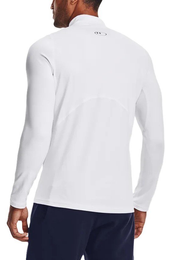 Under Armour CG Armour Fitted Mock da uomo t-shirt, bianca