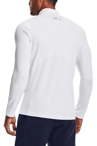 Under Armour CG Armour Fitted Mock da uomo t-shirt, bianca