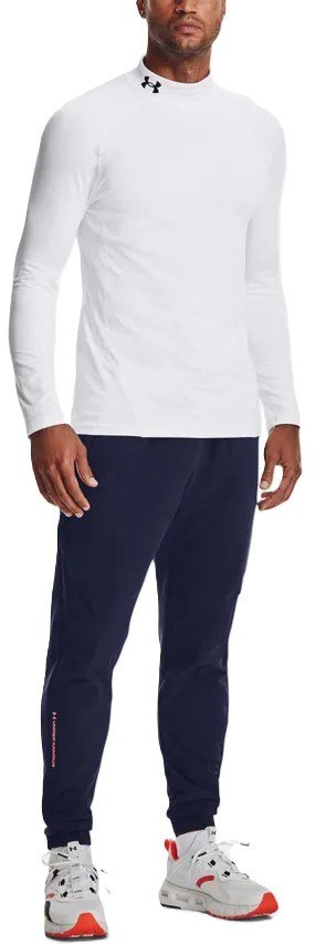 Under Armour CG Armour Fitted Mock da uomo t-shirt, bianca