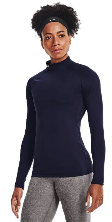 Under Armour Authentics Mockneck maglia termica da donna, blu