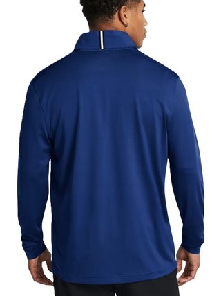 Under Armour Playoff 1/4 Zip felpa da uomo, tech blue/black