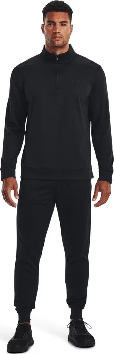 Under Armour Fleece 1/4 Zip felpa uomo, nera