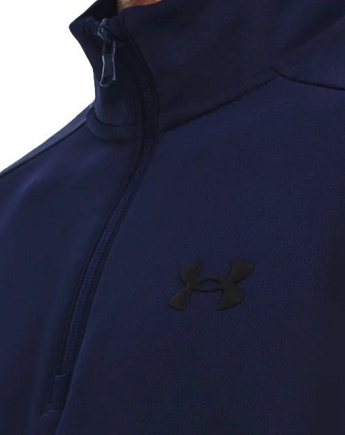 Under Armour Fleece 1/4 Zip felpa da uomo, navy
