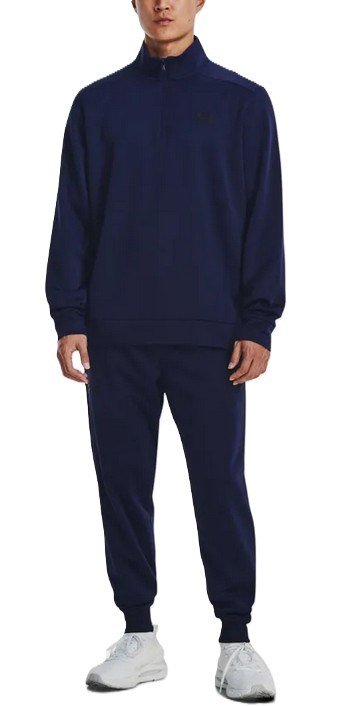Under Armour Fleece 1/4 Zip felpa da uomo, navy