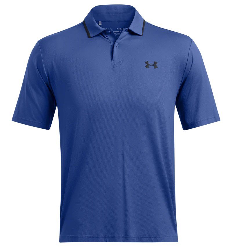 Under Armour Iso-Chill Polo polo da uomo, tech blue/black