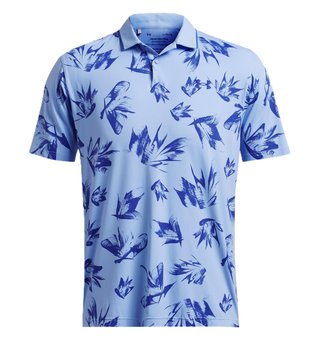 Under Armour Iso-Chill Edge polo da uomo, horizon blue/tech blue