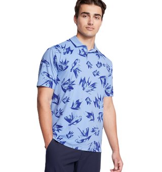 Under Armour Iso-Chill Edge polo da uomo, horizon blue/tech blue