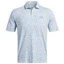 Under Armour Iso-Chill Verge polo uomo, bianco/blu retro