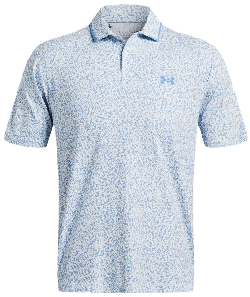 Under Armour Iso-Chill Verge polo uomo, bianco/blu retro