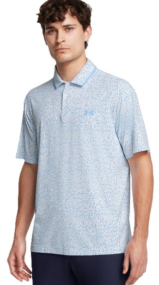 Under Armour Iso-Chill Verge polo uomo, bianco/blu retro