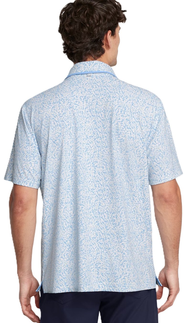 Under Armour Iso-Chill Verge polo uomo, bianco/blu retro