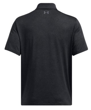 Under Armour Playoff 3.0 Printed polo da uomo, nero/antracite/castlerock