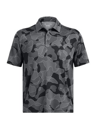 Under Armour Playoff 3.0 Printed polo da uomo, nero
