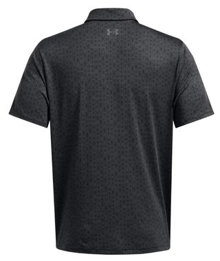 Under Armour Playoff 3.0 Printed polo uomo, antracite/nero/castlerock