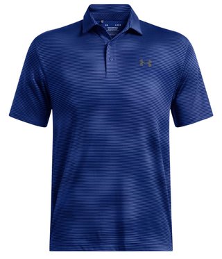 Under Armour Playoff 3.0 Printed polo da uomo, blu/nero