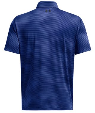 Under Armour Playoff 3.0 Printed polo da uomo, blu/nero