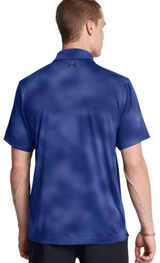 Under Armour Playoff 3.0 Printed polo da uomo, blu/nero