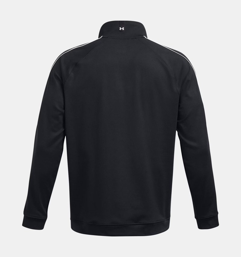 Under Armour Storm Midlayer 1/2 Zip felpa da uomo, nero/bianco