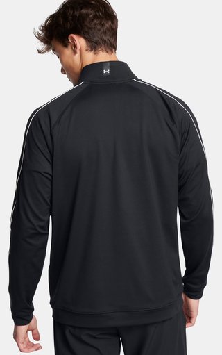 Under Armour Storm Midlayer 1/2 Zip felpa da uomo, nero/bianco