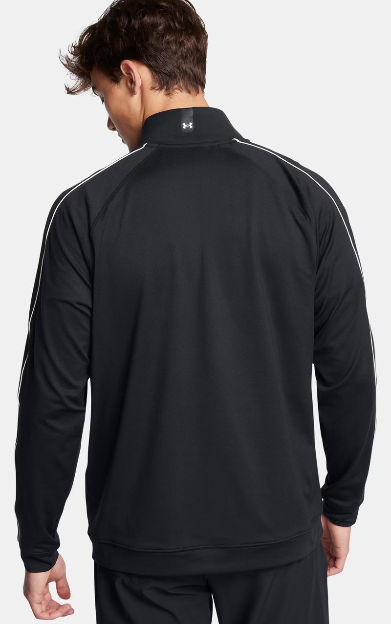 Under Armour Storm Midlayer 1/2 Zip felpa da uomo, nero/bianco