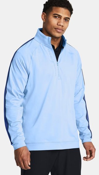 Under Armour Storm Midlayer 1/2 Zip felpa da uomo, horizon blue/tech blue