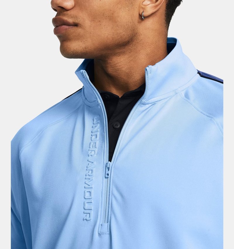 Under Armour Storm Midlayer 1/2 Zip felpa da uomo, horizon blue/tech blue
