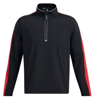 Under Armour Storm Windstrike 1/2-Zip giacca da uomo, nero/rosso