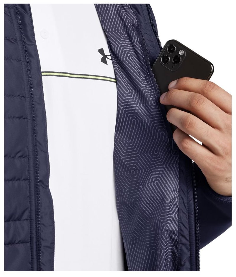Under Armour Drive Pro Insulated giacca da uomo, midnight navy/metallic silver