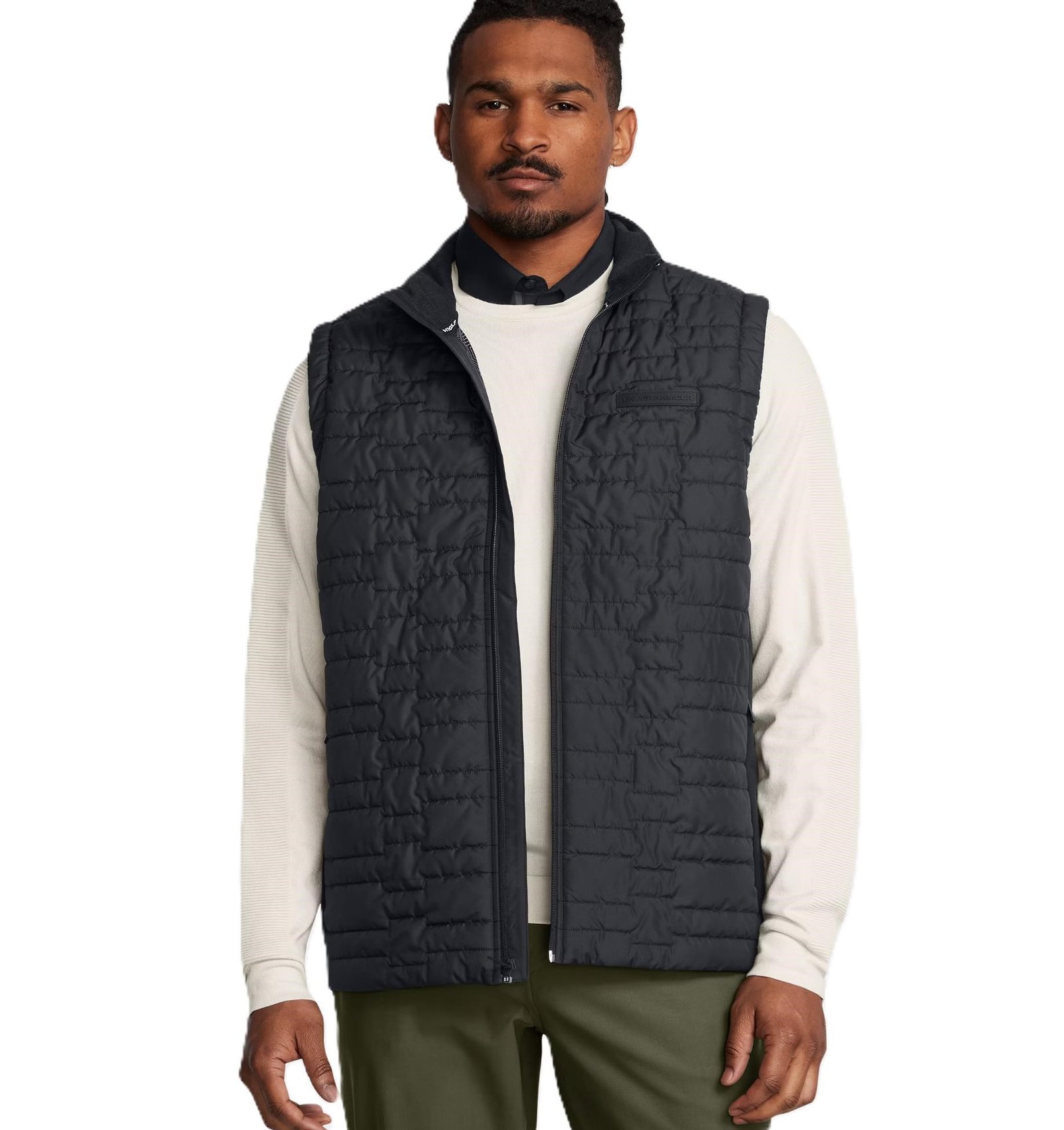 Under Armour Drive Pro Insulated gilet uomo, nero/argento metallizzato
