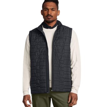 Under Armour Drive Pro Insulated gilet uomo, nero/argento metallizzato