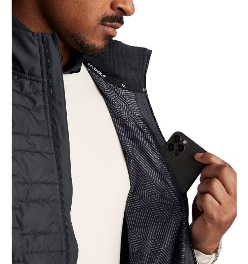 Under Armour Drive Pro Insulated gilet uomo, nero/argento metallizzato