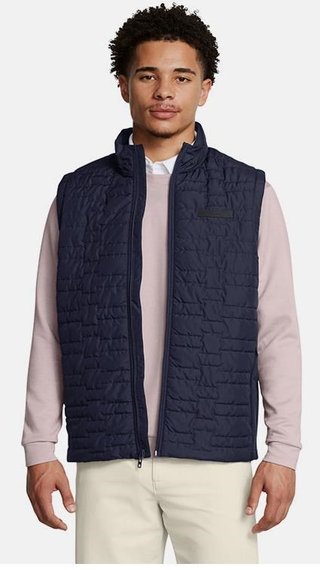 Under Armour Drive Pro Insulated gilet da uomo, midnight navy/metallic silver