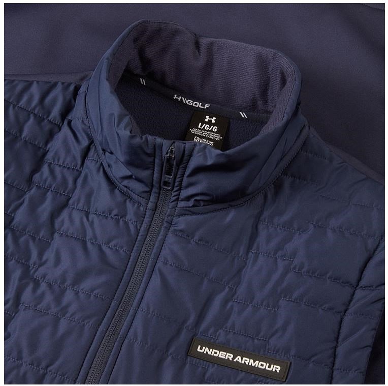 Under Armour Drive Pro Insulated gilet da uomo, midnight navy/metallic silver