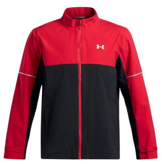 Under Armour Drive Rain giacca uomo, rosso/nero