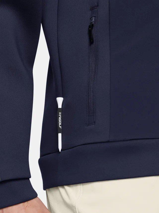 Under Armour Drive Pro Storm giacca ibrida da uomo, midnight navy/metallic silver