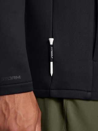 Under Armour Drive Pro Storm Hybrid 1/2-Zip felpa uomo, nera