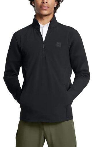 Under Armour Drive Pro Storm Hybrid 1/2-Zip felpa uomo, nera